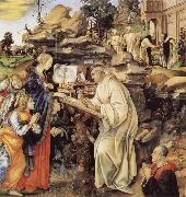 Fra Filippo Lippi, The Vision of St Bernard